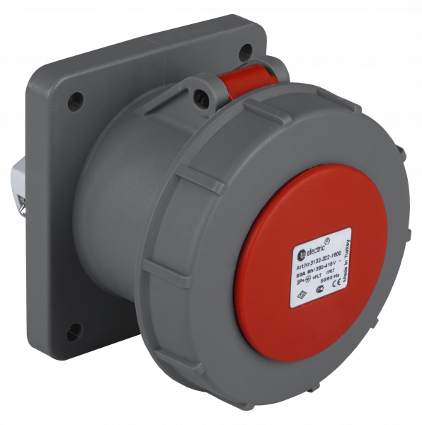 CEE Anbausteckdose 100x107mm 5x63A IP67